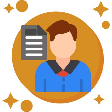 iş simgesi vektör illüstrasyonu