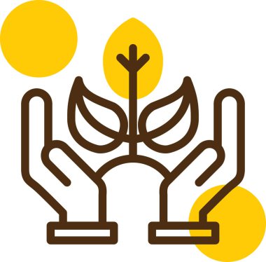 Bitkinin vektör illüstrasyonu