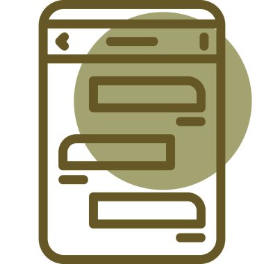 tarayıcı web simgesi basit vektörü