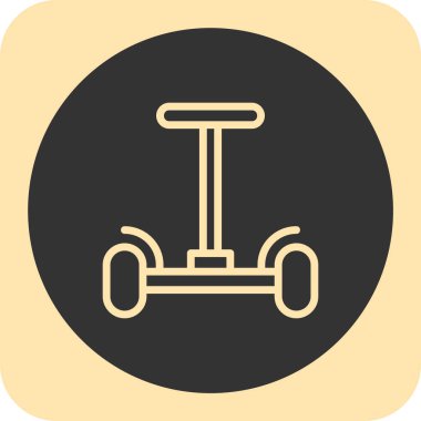 Bisiklet simgesinin vektör illüstrasyonu