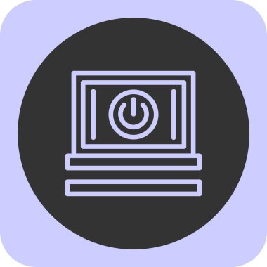 güç simgesi, illüstrasyon, vektör tasarımı