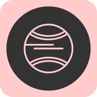 Vektör topu ico, vektör illüstrasyon