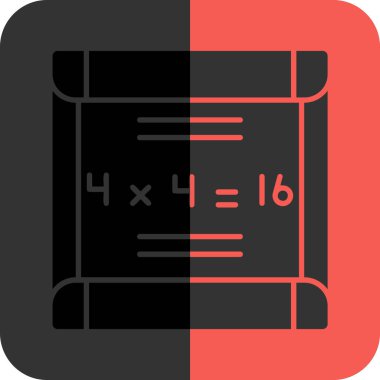 vektör matematik simgesi illüstrasyonu