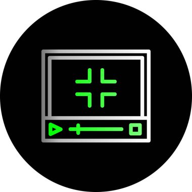 seo modern simgesinin vektör illüstrasyonu