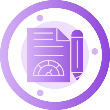 Dosya simgesinin vektör illüstrasyonu