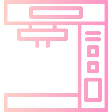 Web simgesi, ekran teknolojisinin vektör illüstrasyonu