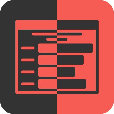 Modern simgenin vektör illüstrasyonu