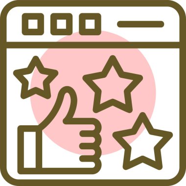 Reyting. Web simgesi