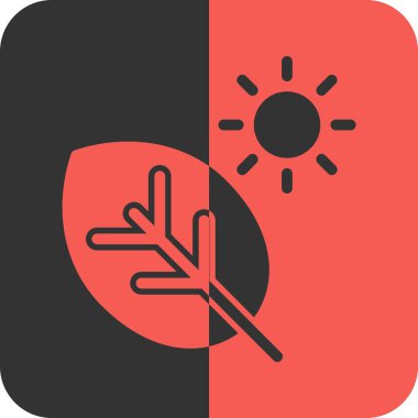 Güneş ve iklim işaretinin vektör çizimi. depolama için güneş ve bulut vektör simgesi koleksiyonu.