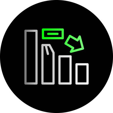 eşsiz para vektör çizgisi simgesi