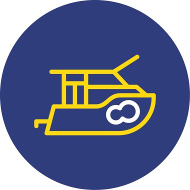 Modern oto tamir simgesinin vektör illüstrasyonu