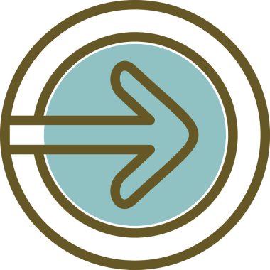 Ok işareti. vektör illüstrasyonu