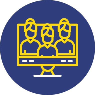 İnsan simgesinin vektör illüstrasyonu