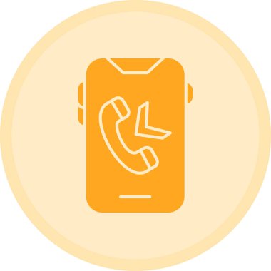 Çağrı. Web simgesi basit illüstrasyon