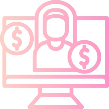 seo modern simgesinin vektör illüstrasyonu