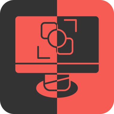 seo modern simgesinin vektör illüstrasyonu