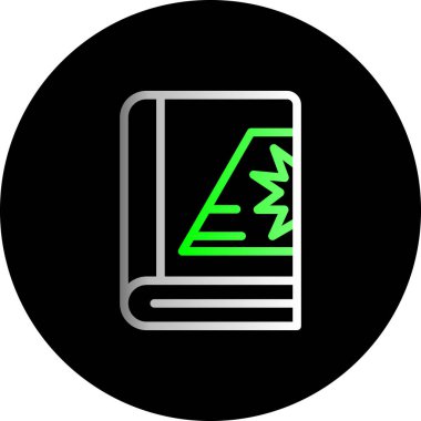 belge simgesi vektör illüstrasyonu