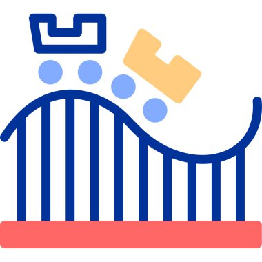 Bir atın çizgi film ikonunun vektör çizimi