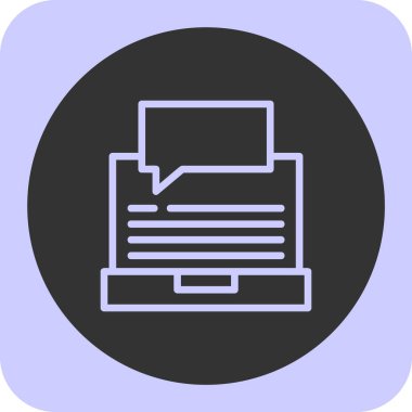 Belge simgesinin vektör illüstrasyonu