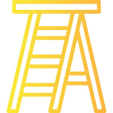 Kürsü sandalyesi park simgesi - taslak biçimi