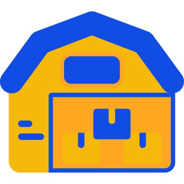 Eve. Web simgesi basit illüstrasyon