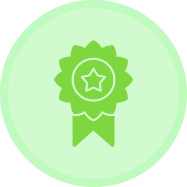 Madalya vektör simgesi modern basit illüstrasyon tasarımı