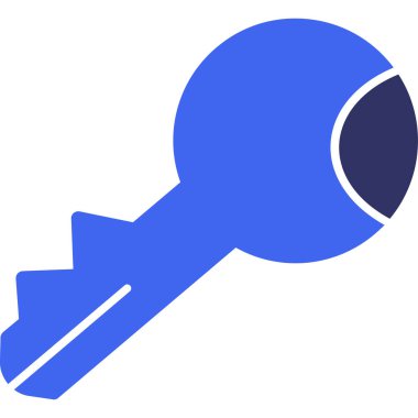 Anahtar simgesi vektör illüstrasyonu