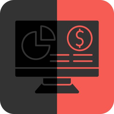 Dolar vektör simgesi düz resimleme