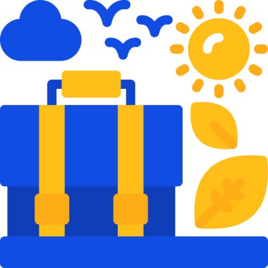 Düz biçimli bulut hesaplama simgesi