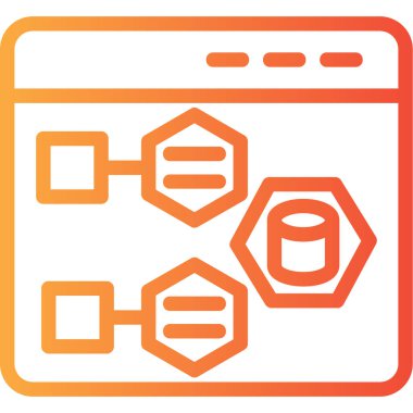 seo modern simgesinin vektör illüstrasyonu