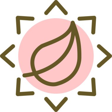 Modern yiyecek simgesinin vektör çizimi