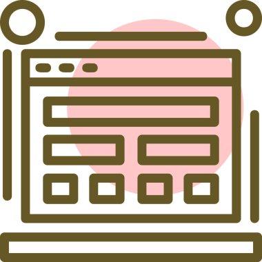 tarayıcı web tasarım simgesi