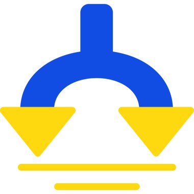 Bir çan simgesinin vektör illüstrasyonu