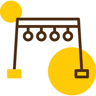 Swing simgesinin vektör illüstrasyonu