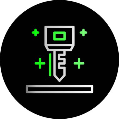 tornavida ikonu vektör çizimi