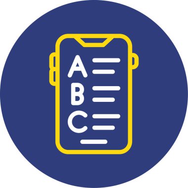 Kitap simgesinin vektör illüstrasyonu