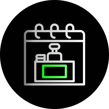 pil vektör illüstrasyonu