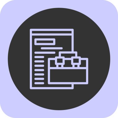 vektör belgesi web simgesi