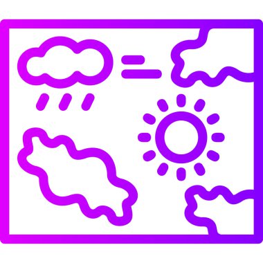 Siyah Güneş simgesi beyaz arkaplanda izole edildi. Vektör