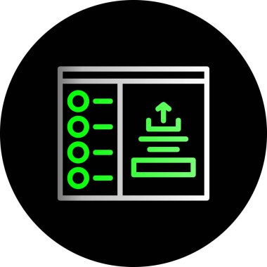 seo modern simgesinin vektör illüstrasyonu