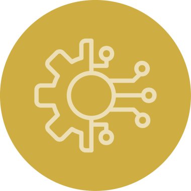 devre kartı simgesi vektör illüstrasyonu