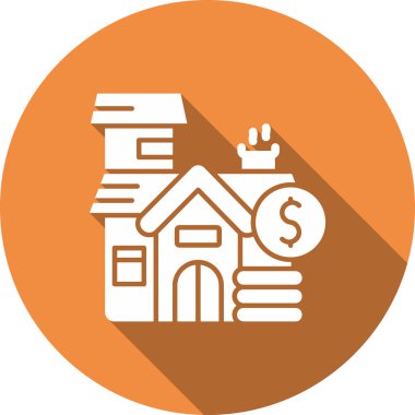 Bir evin vektör illüstrasyonu