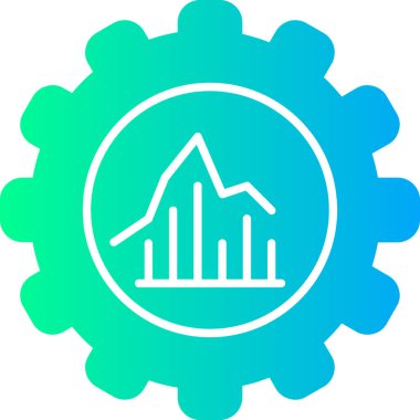 dişli simgesi vektör illüstrasyonu