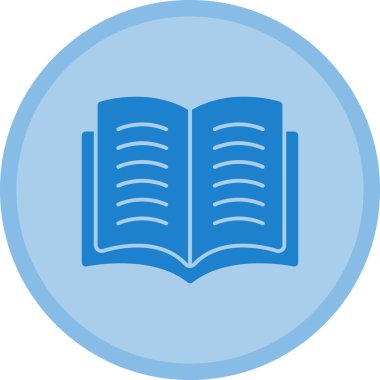 Kitap. Web simgesi basit illüstrasyon