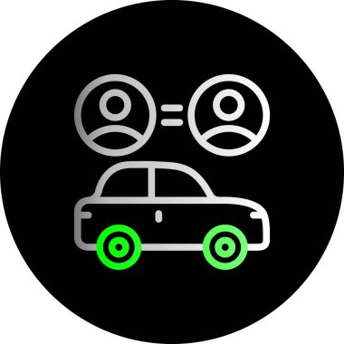 Vektör araba simge tasarlamak