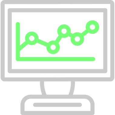 Çizelge. Web simgesi basit illüstrasyon