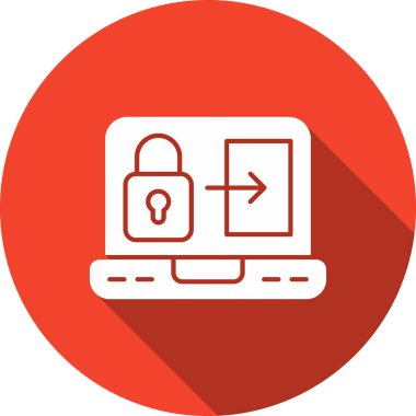 ikon vektör illüstrasyonunu kilitle