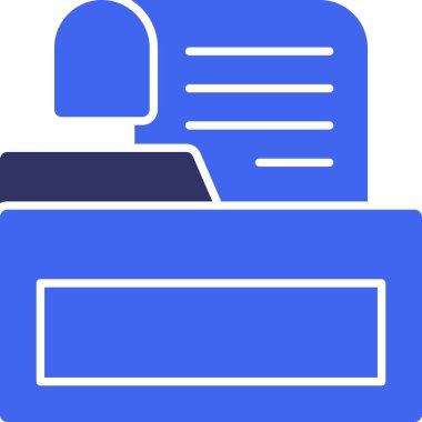 Belge. Web simgesi basit illüstrasyon