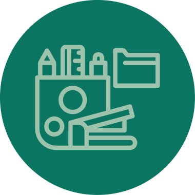 Bir kamera simgesinin vektör illüstrasyonu