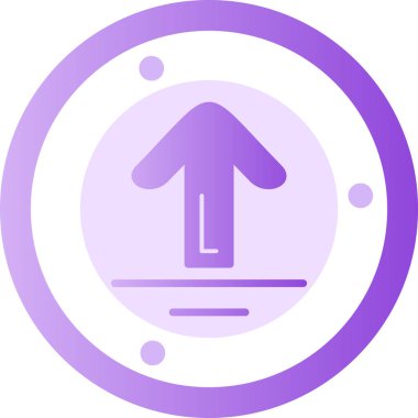 Yön. Web simgesi basit tasarım